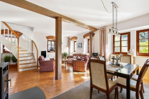 Ferienhaus in Sobrigau mit Garten, Terrasse und Grill